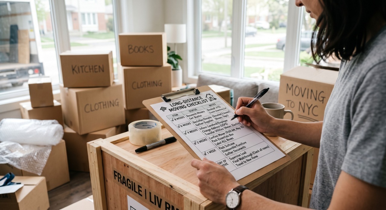 Long-Distance Moving Checklist