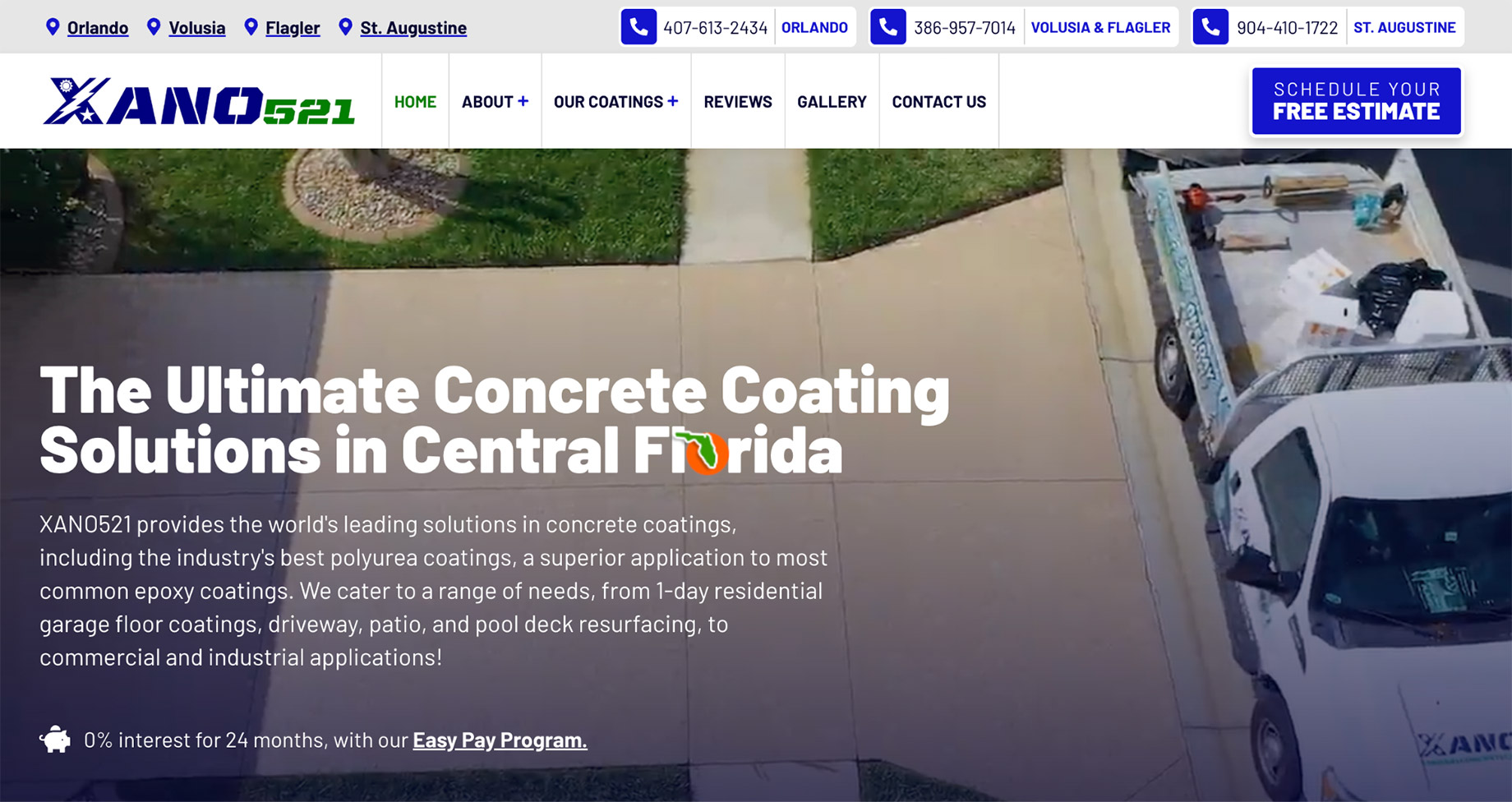 XANO521 Concrete Coatings