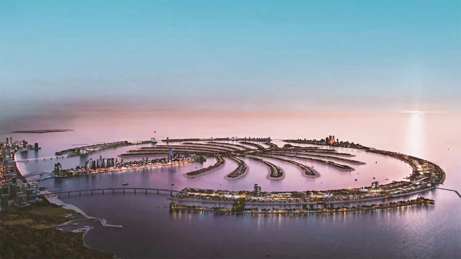 Palm Jebel Ali Waterfront Development in Dubai