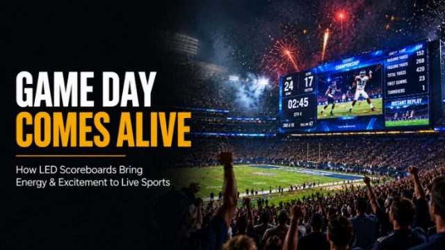 How LED Scoreboards Bring Energy and Excitement to Live Sports