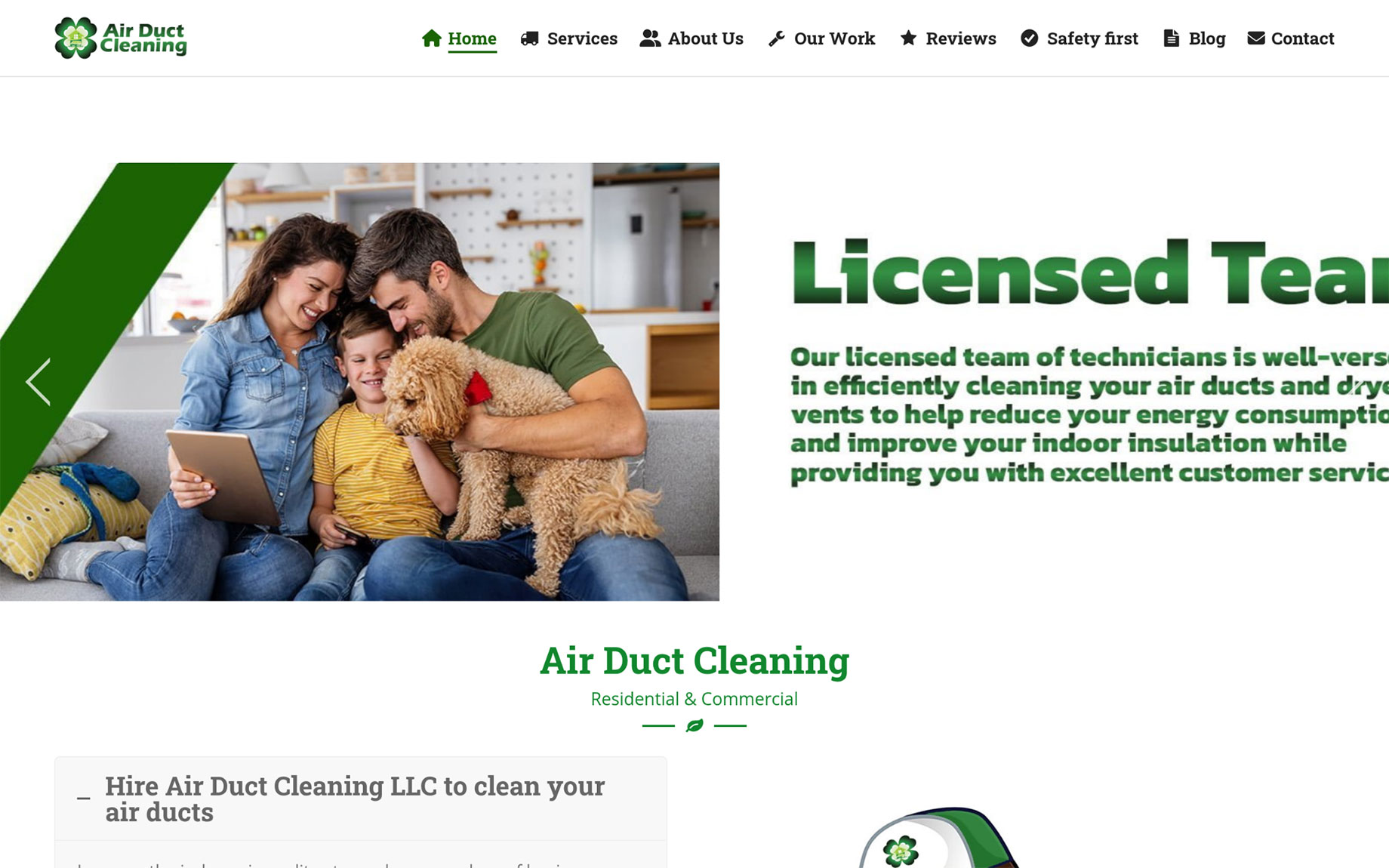 Cleaning Air Duct