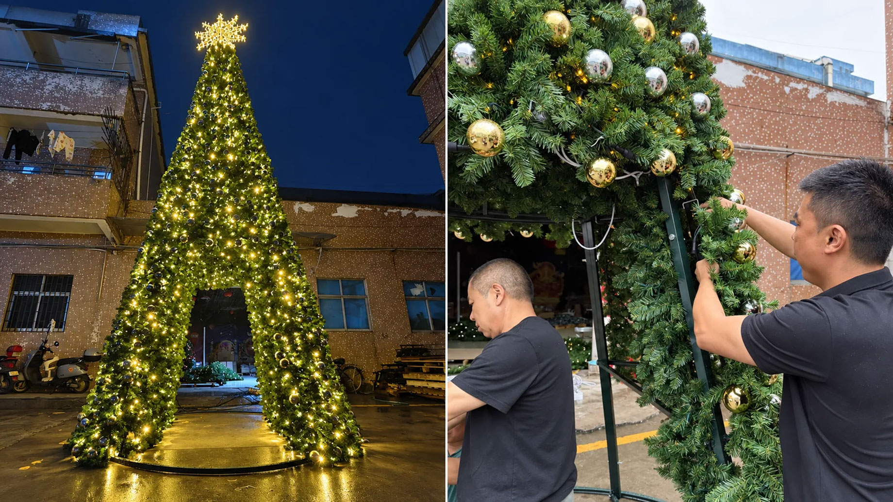 Hoyechi Christmas Tree Factory, Supplied by HYCLight