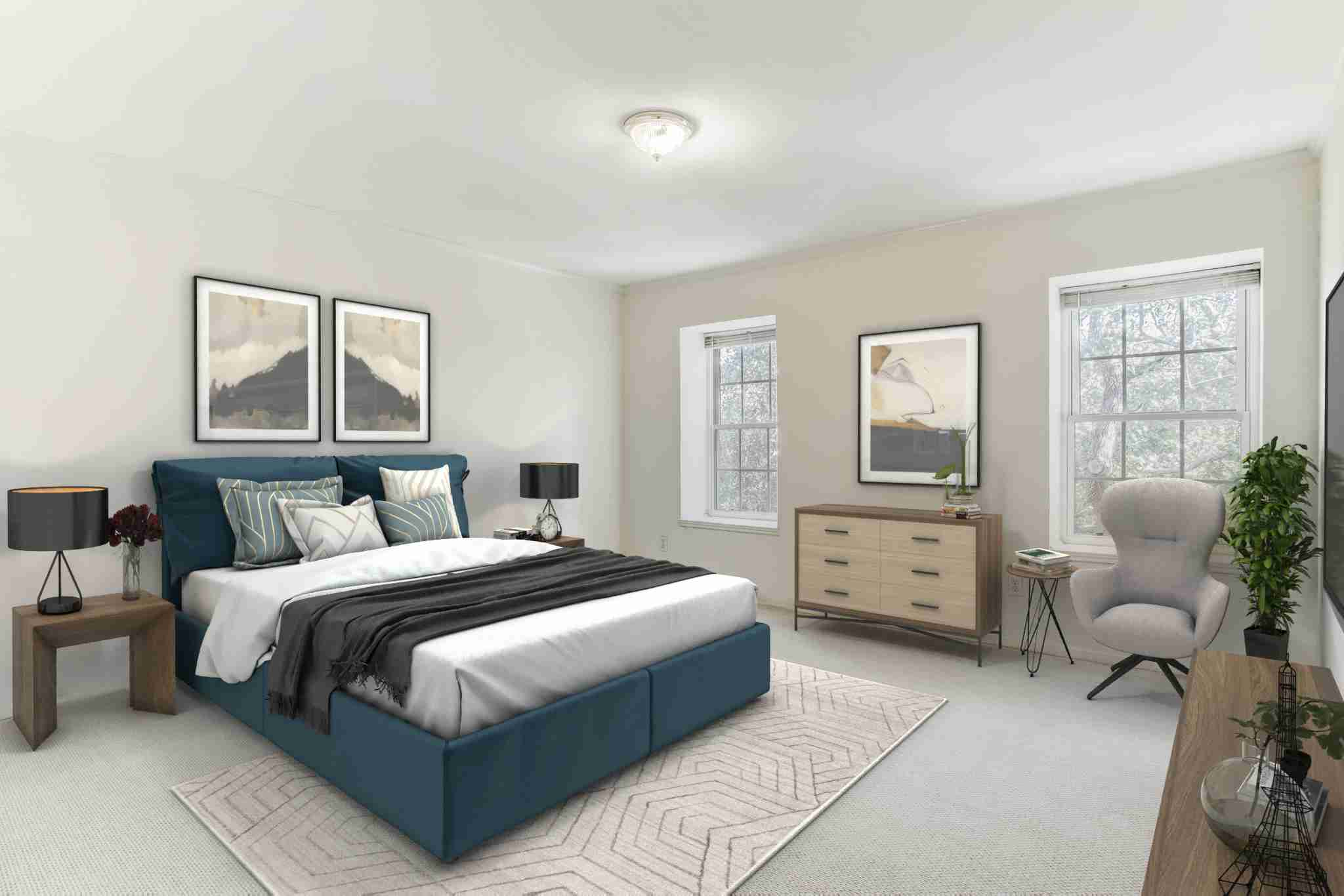 Staging the Primary Bedroom: What the Bed Actually Does in a Listing Photo