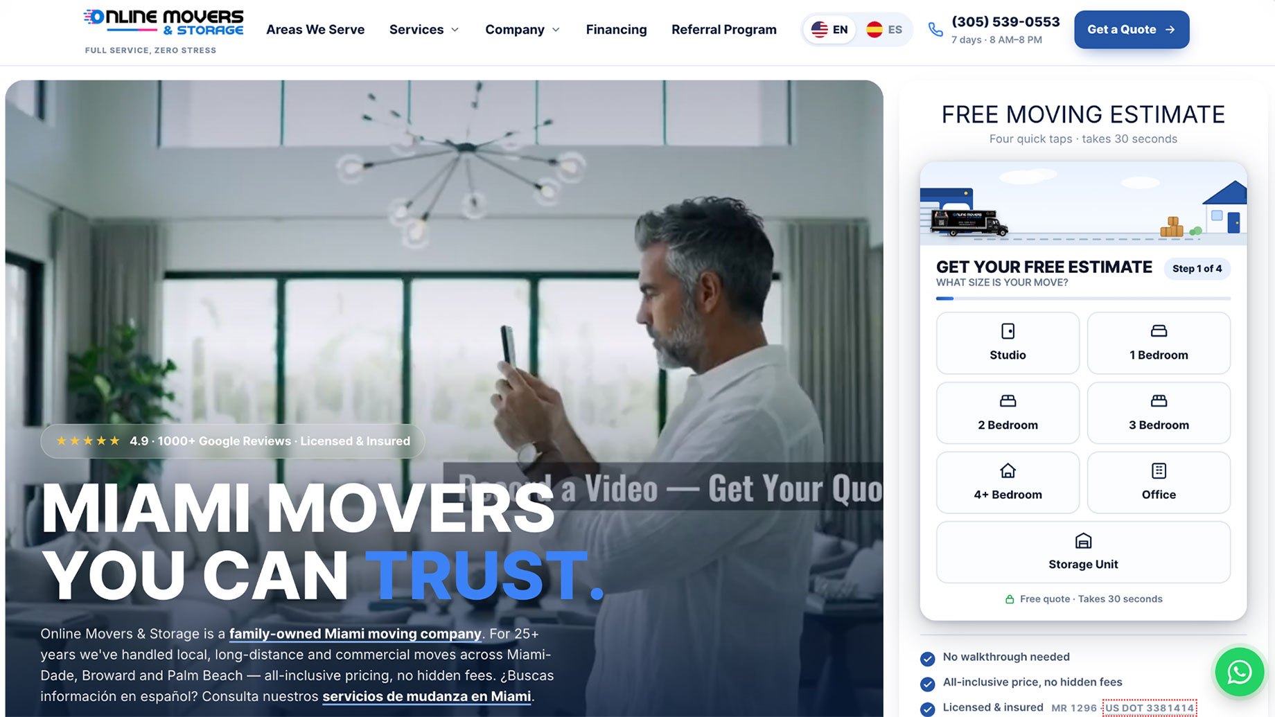 Online Movers & Storage